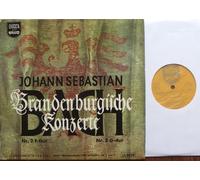 Stuttgarter Kammerorchester - Dirigent: Karl Münchinger - JOHANN SEBASTIAN BACH / Brandenburgische Konzerte Nr. 2 F-Dur / Nr. 3 G-Dur / Stuttgarter Kammerorchester - Dirigent: Karl Münchinger / ca. 1955 / Bildhülle / DECCA # LX 3029 / Deutsche Pressung / 10" Vinyl Langspiel Schallplatte