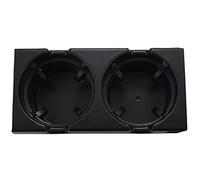 Stuurvnee Console Centrale de Voiture Support de Gobelets pour Eau Supports de Bouteilles pour Boissons Plateau de Pièces pour 3 Séries E46 318I 320I 98-06 51168217953 Noir