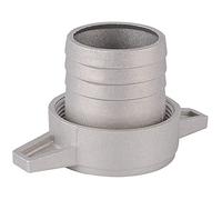 Stuurvnee Raccords de Pompes à Eau Clé de Connexion de Tuyau en Aluminium de 2 Pouces avec Joint en Caoutchouc Raccord de Tuyau de Connecteur de Pompe, Argent