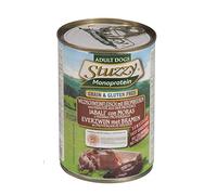 Stuzzy, Aliments humides pour Chiens Adultes au Sanglier, monoprotéique en pâté (6 boîtes de 400 g)