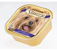 Stuzzy, Aliments humides pour Chiens Adultes avec Sanglier, pâtés et viandes en Morceaux (18 bacs de 300 g)