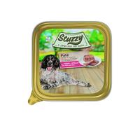 Stuzzy, Aliments humides pour Chiens Adultes avec Tripe et Veau, pâtés et viandes en Morceaux (18 bacs de 300 g)