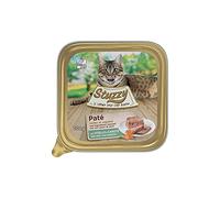 Stuzzy Mister, Nourriture Humide pour Chats Adultes, Saveur de Boeuf et Carotte, pâté et Viande en Morceaux - Total 3,2 kg (32 Pots x 100 GR)