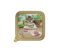 Stuzzy Mister, Nourriture Humide pour Chats Adultes, saveur de Poulet et de Foie, pâté de Corde et Viande en Morceaux - 3,2 kg au Total (32 Tasses x 100 GR)