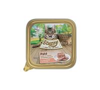 Stuzzy Mister, Nourriture Humide pour Chats Adultes, Saveur Saumon, Ligne pâté et Viande en Morceaux - Total 3,2 kg (32 Pots x 100 GR)