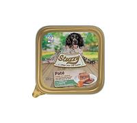 Stuzzy Mister, Nourriture humide pour chiens adultes, saveur boeuf et carottes, pâté et viande en morceaux - Total 3,3 kg (22 pots x 150 g)