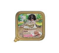 Stuzzy Mister, Nourriture Humide pour Chiens Adultes, saveur Jambon, pâté et Viande en Morceaux - Total 3,3 kg (22 Pots x 150 g)