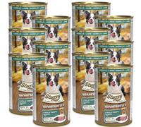 STUZZY Monoprotein Lammfleisch - Nassfutter für Hunde - 12x400g