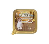 Stuzzy Monoprotéine Aliment Humide pour Chats Goût Poulet, 99,9% Protéines Animales, 0,01% Protéines végétales, cuit à la Vapeur, Aliments complets pour Chats, 16 x 100 g