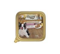 Stuzzy Monoprotéine Aliment Humide pour Chiens Goût De Porc, 99,9% Protéines Animales, 0,01% Protéines végétales, Cuits à la Vapeur, Aliment Complet pour Chiens, 16 x 100g