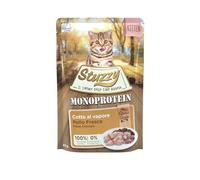Stuzzy, Monoprotéine Grain & sans Gluten, Nourriture Humide complète pour Chatons avec Poulet, en pâté (20 enveloppes de 85 g)