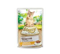 Stuzzy, Nourriture Humide complète pour Chats Adultes avec Poulet Jambon, en défilant - (24 enveloppes de 85 g)