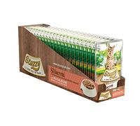 Stuzzy, Nourriture Humide complète pour Chats Adultes avec Saumon, en effiloches - (24 enveloppes de 85 g)