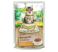 Stuzzy, Nourriture Humide pour Chats Adultes avec Poulet, en bouchées - (24 enveloppes de 85 g)