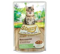 Stuzzy, Nourriture Humide pour Chats Adultes, Veau, en bouchées - (24 enveloppes de 85 g)
