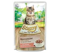 Stuzzy, Nourriture Humide pour Chats au Saumon, en bouchées - (24 enveloppes de 85 g)
