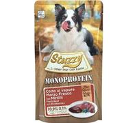 STUZZY pour chiens monoprotéine sans céréales boeuf avec myrtilles 150g