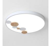 STVDEDG Plafonnier Design Nordique Pour Chambre À Coucher Lumière Blanche Froide 6000K, Style Wabi-sabi Installation Encastrée Avec Rosace Pour Salle À Manger, Cuisine, Balcon, Salle De Bain, Couloir