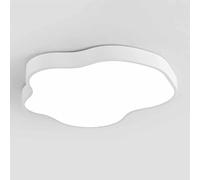 STVDEDG Plafonnier LED En Forme De Nuage Avec Protection Oculaire Lampe De Plafond Créative À Lumière Blanche Froide Nordique Luminaire À Design Polygonal En Forme De Macaron Avec Émission Latérale