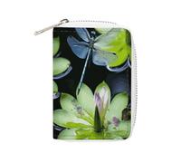 STVNKML Dragonfly Flies Over Leather Card Bag Portable Coin Wallet Mini monnaie Pocket PU Wallet Card Wallets Clutch Bags for Women Men Style, 16 x 11.5 cm, Style :, 16x11.5cm