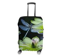 STVNKML Housse de protection élastique double face lavable pour valises de 48,3 à 81,3 cm, blanc, XL, Libellule vole