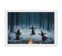 STVNKML Kit de peinture diamant 5D La sorcière de la forêt pour adultes - 20,3 x 30,5 cm - Kit d'art diamant à faire soi-même pour débutants - Décoration d'intérieur créative - Cadeau artisanal