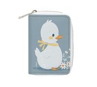 STVNKML Little White Duck Sac à cartes en cuir pour pièces de monnaie Mini porte-monnaie en polyuréthane pour homme et femme 16 x 11,5 cm, Style :, 16x11.5cm