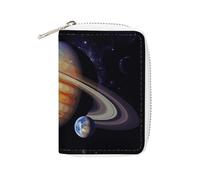 STVNKML Planet Jupiter Pochette en cuir PU pour cartes et pièces de monnaie pour homme et femme, 16 x 11,5 cm, Style :, 16x11.5cm