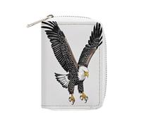 STVNKML Sketch of Bald Eagle Diving Leather Card Bag Portable Coin Wallet Mini monnaie Pocket PU Wallet Card Wallets Clutch Bags for Women Men, style, 16 x 11.5 cm, Style :, 16x11.5cm