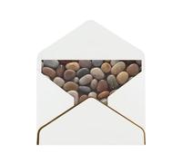 STVYUKL Carte de vœux avec enveloppes blanches, carte « Thinking of You » - Petoskey Stone - Joyeux anniversaire mariage invitation vierge cartes de notes pour toutes les occasions 10,2 x 15,2 cm