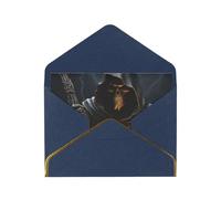 STVYUKL Carte de vœux avec enveloppes bleues, carte « Thinking of You », « Grim Reaper » - Joyeux anniversaire mariage invitation vierge pour toutes les occasions 10 x 15 cm