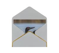 STVYUKL Carte de vœux avec enveloppes gris clair, carte « Thinking of You » - Carte d'anniversaire ou de mariage - Cartes vierges pour toutes les occasions 10 x 15 cm