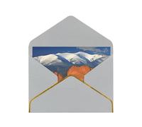 STVYUKL Carte de vœux avec enveloppes gris clair, carte Thinking of You Pikes Peak Colorado Happy Birthday Wedding Invitation Cartes vierges pour toutes les occasions 10,2 x 15,2 cm