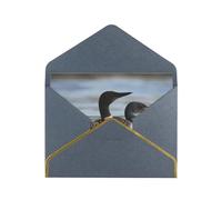 STVYUKL Carte de vœux avec enveloppes noires, carte « Thinking of You » - Cartes vierges pour toutes les occasions 10 x 15 cm