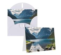 STVYUKL Carte de vœux vierge avec enveloppes, 10,2 x 15,2 cm, pour toutes les occasions, pour Noël, vacances, anniversaire, remise de diplôme, anniversaire de mariage