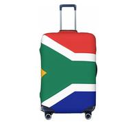 STVYUKL Housse de bagage avec drapeau de l'Afrique du Sud - Housse de protection pour valise élastique et lavable - Protection contre les rayures - Convient aux bagages de 45,7 à 81,3 cm, Noir , XL