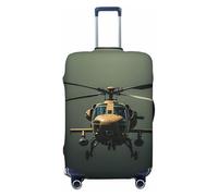STVYUKL Housse de bagage d'hélicoptère personnalisée, élastique, lavable, housse de protection contre les rayures, convient aux bagages de 45,7 à 81,3 cm, Noir , S