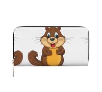 STVYUKL Portefeuille pour femme en cuir synthétique avec fermeture éclair sur le pourtour - Porte-carte - Noir - Taille unique, Noir , Taille unique