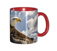STVYUKL Tasse à café en céramique de 325 ml avec prise en main confortable - Tasse à café en forme d'aigle pour la maison et le bureau