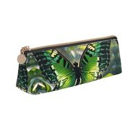 STVYUKL Trousse à crayons en cuir avec fermeture éclair - Motif Tour Eiffel - Pour le travail et le bureau, Mode libellule, Taille unique