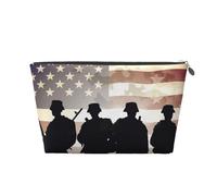 STVYUKL Trousse de maquillage en cuir étanche - Portable - Trousse de toilette de voyage - Pochette zippée dorée pour femme, Argenté., Taille unique