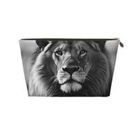 STVYUKL Trousse de maquillage en cuir étanche - Portable - Trousse de toilette de voyage - Pochette zippée dorée pour femme, doré, Taille unique