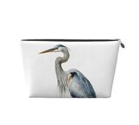 STVYUKL Trousse de maquillage en cuir étanche - Portable - Trousse de toilette de voyage - Pochette zippée dorée pour femme, Argenté., Taille unique