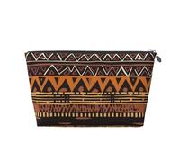 STVYUKL Trousse de maquillage en cuir étanche - Portable - Trousse de toilette de voyage - Pochette zippée dorée pour femme, Argenté., Taille unique