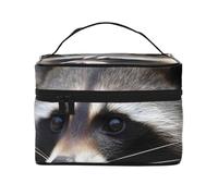 STVYUKL Trousse de maquillage pour femme, étanche, portable, grande capacité, avec poignée sur le dessus, fermeture éclair
