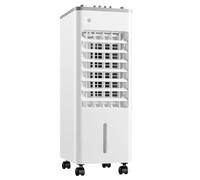 STWBHW Climatiseurs portables 3 en 1, climatiseurs portables sans fenêtre, petit ventilateur mobile, avec télécommande et fonction d'oscillation à 3 vitesses, roues à 360 °(White)