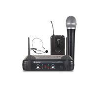 Microphone Tronios SkyTec STWM722C - Microphone sans Fil et Micro-Casque, UHF, 2 canaux