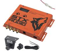 STX Audio STX851A Processeur de basses numérique - Télécommande à montage sur tableau de bord, commandes de balayage réglables et basses larges, SNR 133 dB, entrées RCA équilibrées - Amélioration