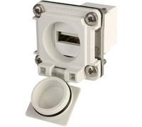 STX V6 bride IP67 Telegärtner 100022951 USB 2.0 embase femelle à encastrer gris clair 1 pc(s)