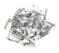 Stxdynjy 50 Pièces Barrette Cheveux Épingle Métal Clips Accessoire Rigide Artisanat Facile à Décorer Adaptées pour Dames Animaux Chien, 9 * 78mm